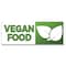 Signmission Vegan Food Banner Concession Stand Food Truck Single Sided B-120-30174 - alternate 1
